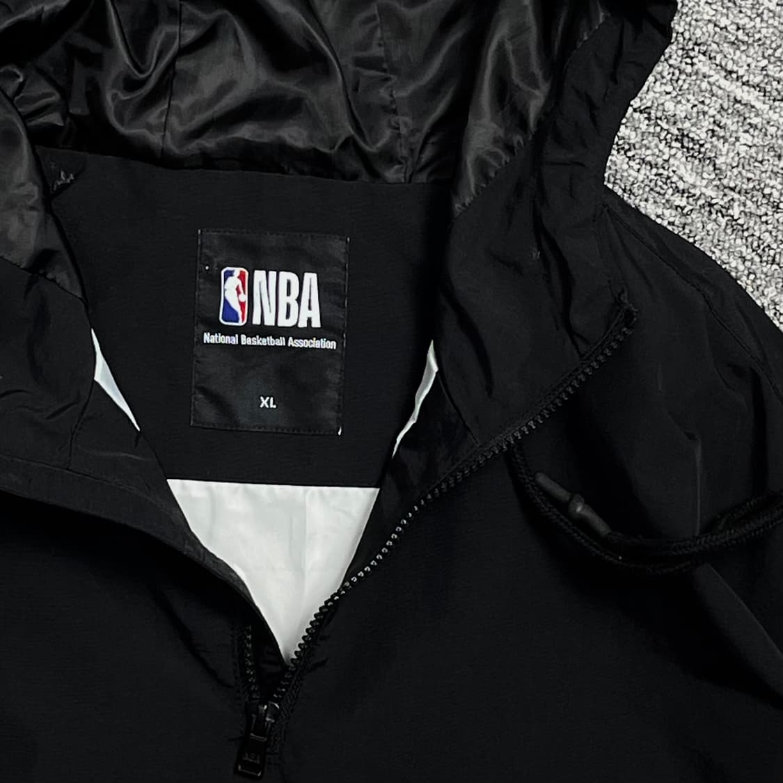 NBA 샌안토니오 스퍼스 빅로고 우븐 아노락 웜업y 1513 상품이미지5
