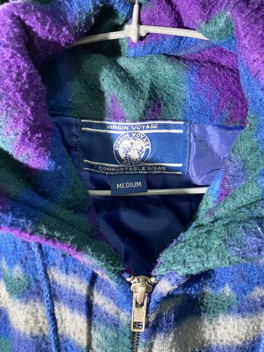 virgin voyage 후리스 플리스 후드 자켓 상품이미지3