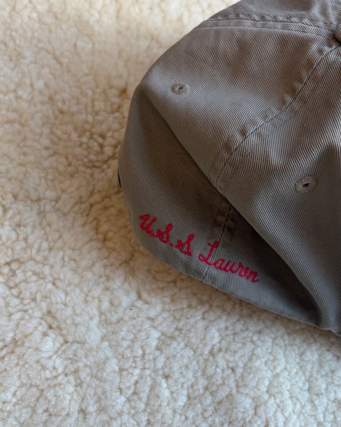 폴로 데미지 자수 캡 상품이미지2