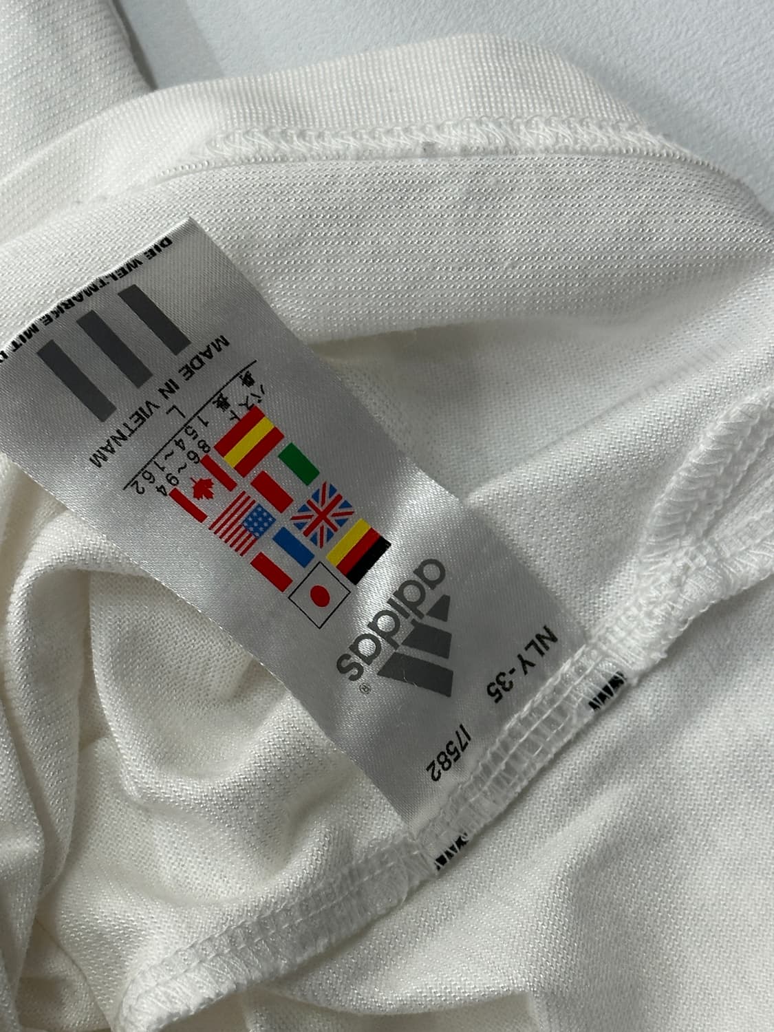 재팬 아디다스 발레코어 스포티 프릴 기능성 화이트 반팔티셔츠 아노락  상품이미지7