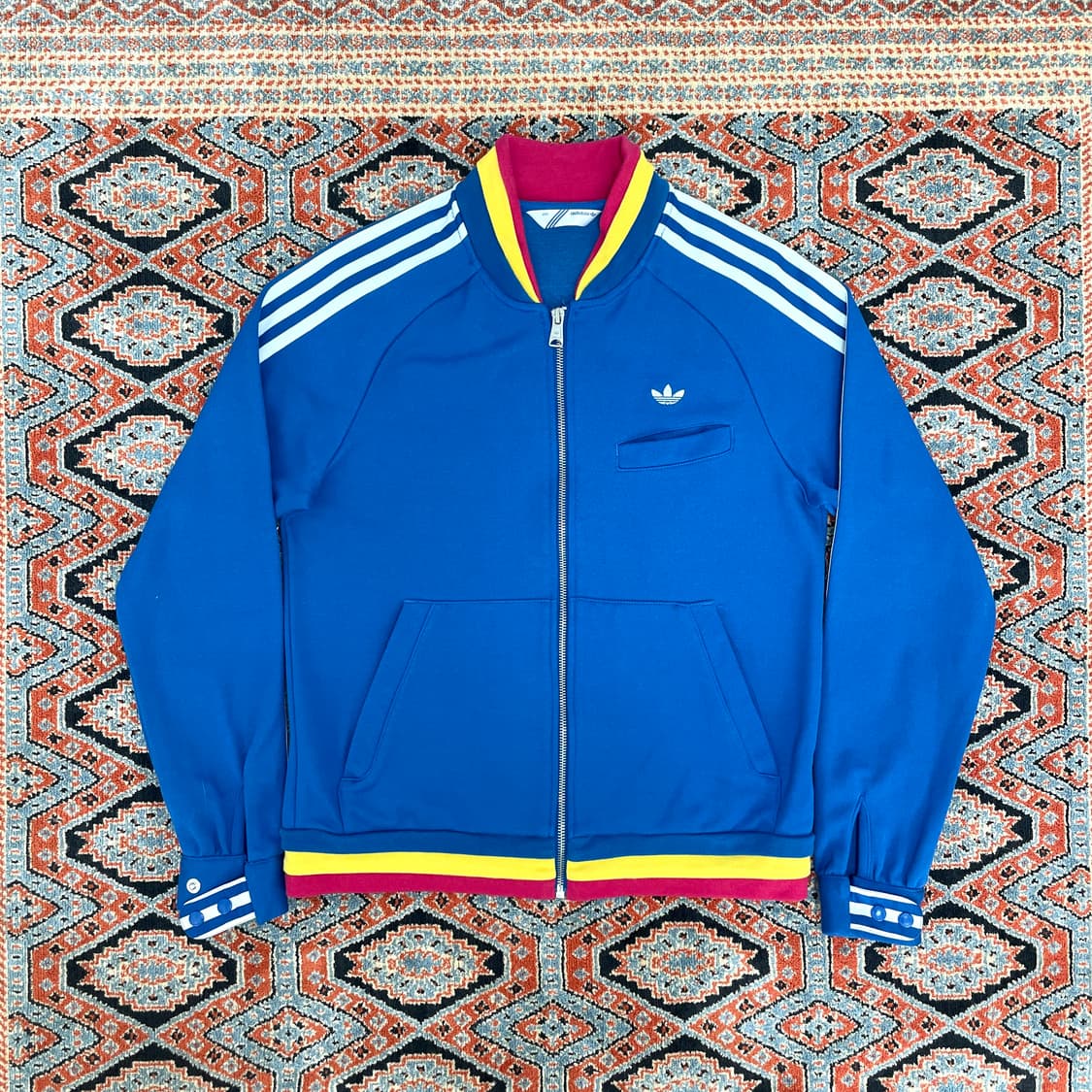 아디다스 블루 집업 블루종 져지 자켓 여성95  상품이미지1