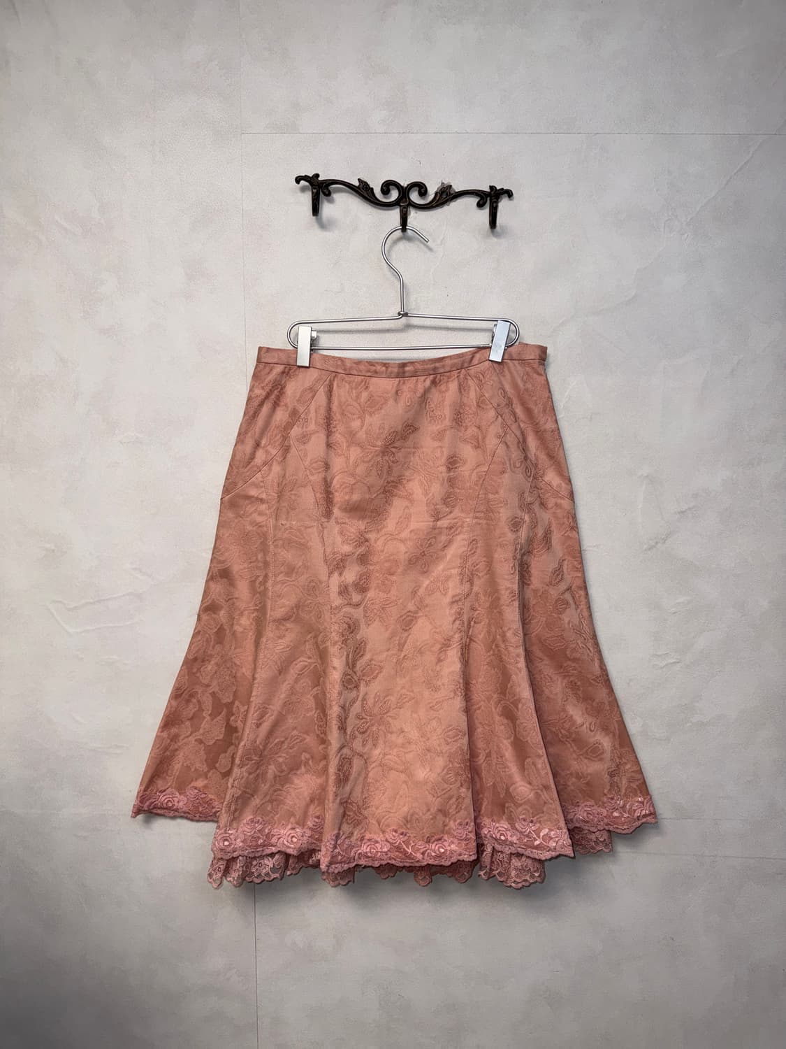 Baby pink oriental floral lace setup 상품이미지6