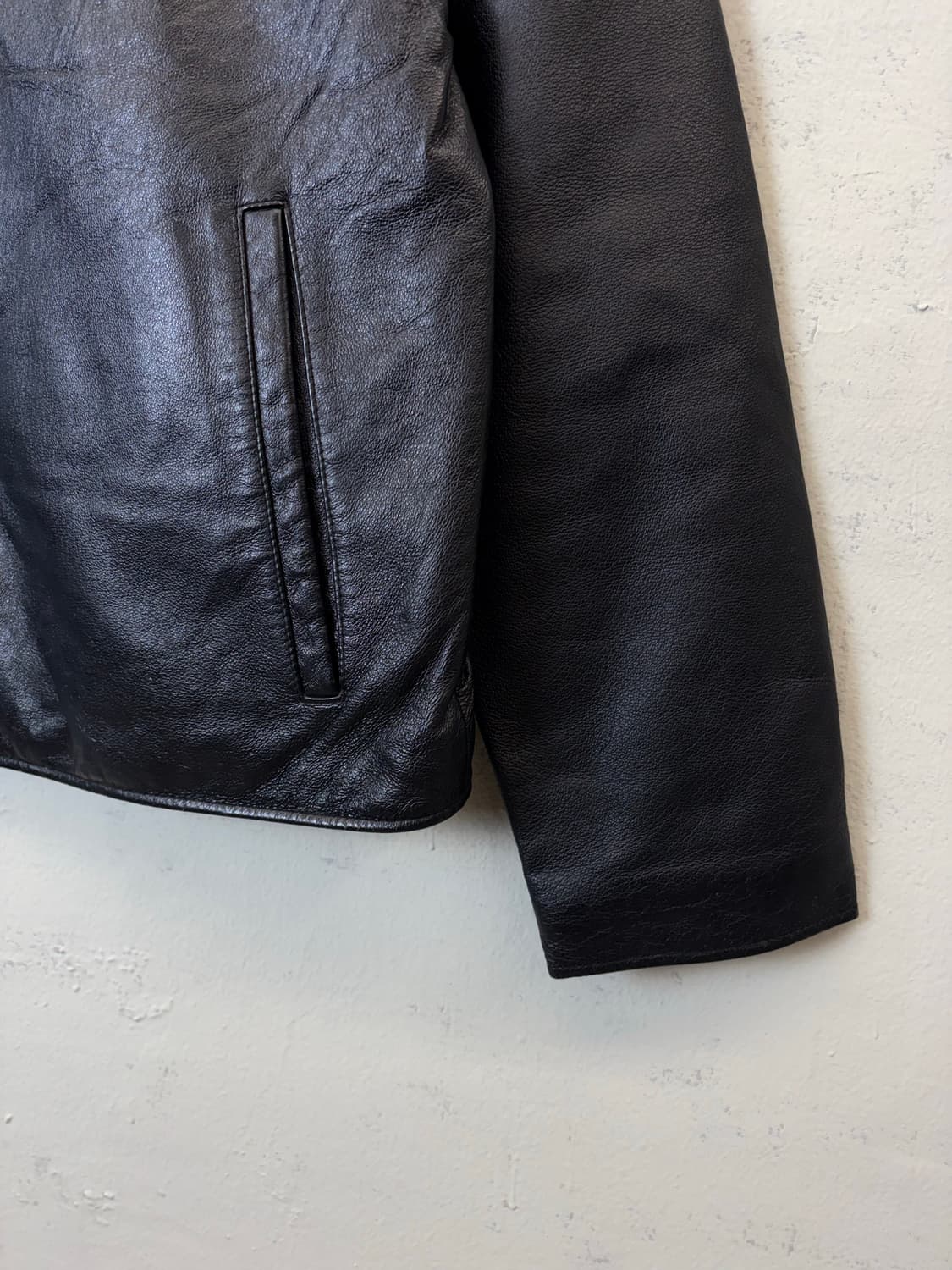 윌슨레더 빈티지 가죽 라이더 자켓 상품이미지3