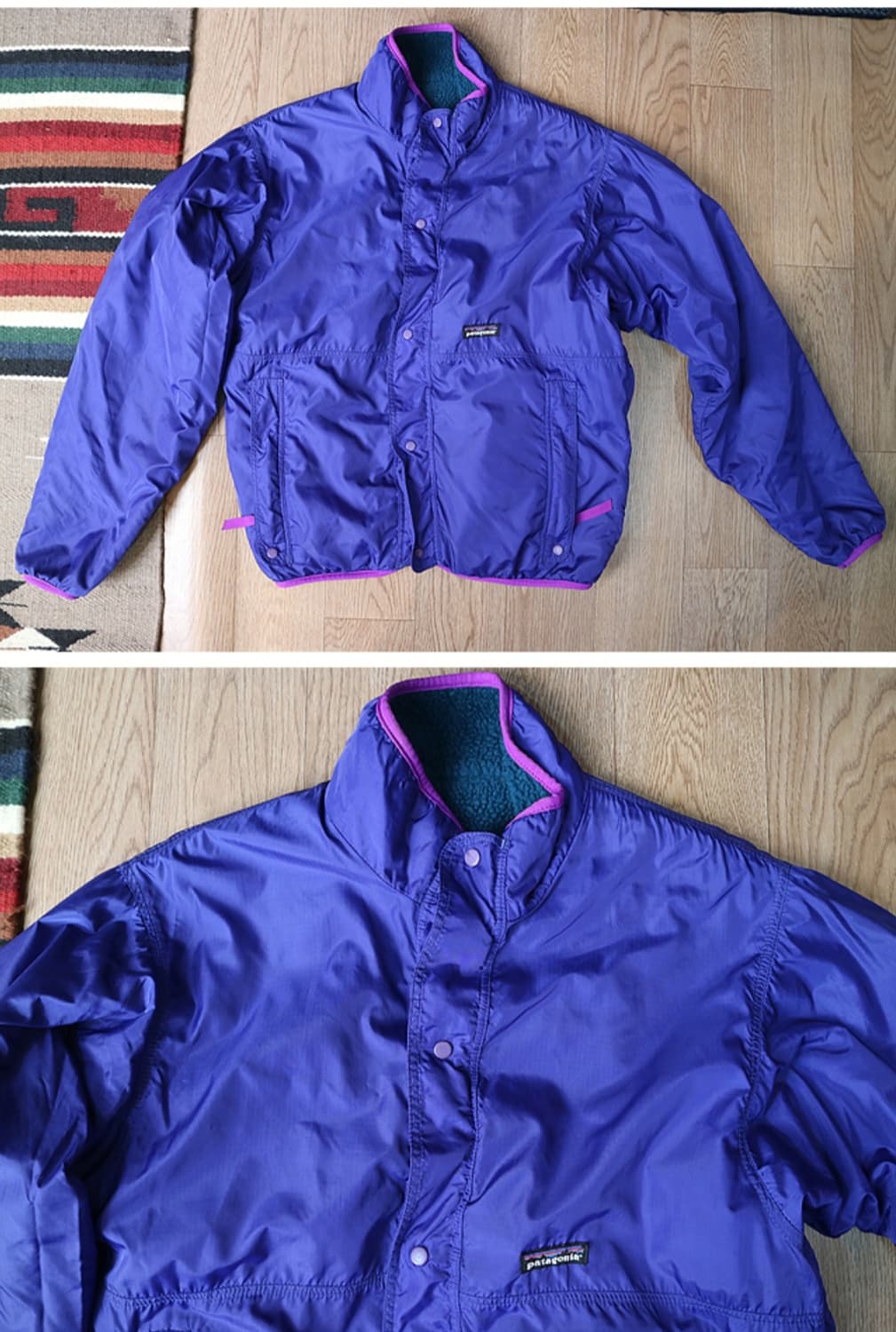 
미국메이드 90S 파타고니아 리버시블  빈티지 후리스 상품이미지5