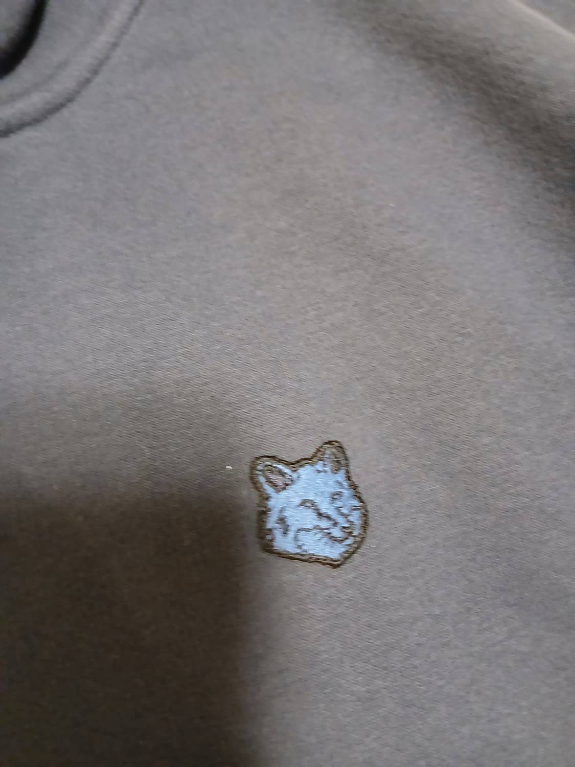 메종 키츠네 네이비 후드(XL) 상품이미지2