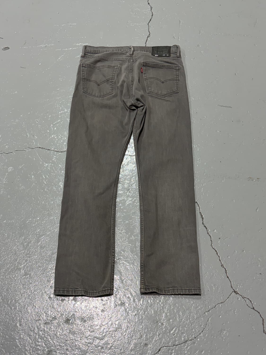 리바이스(Levis) 504 그레이 데님 팬츠 상품이미지6