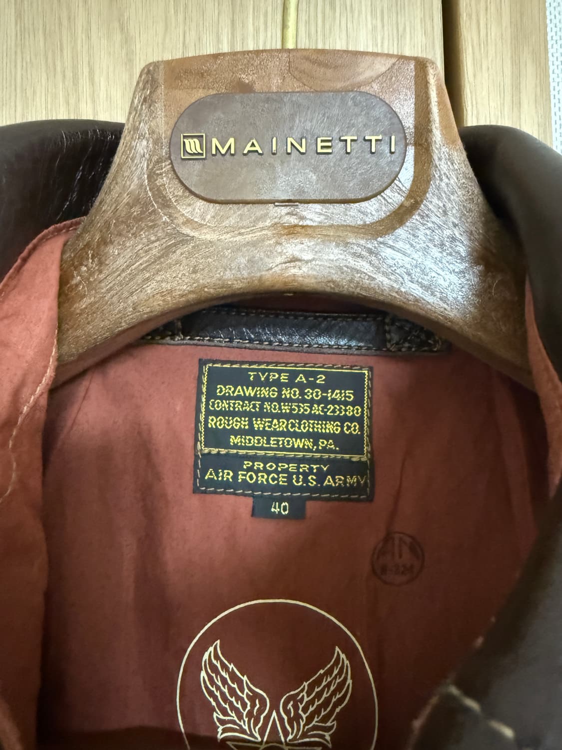 버즈릭슨 러프웨어 복각 A-2 40사이즈 상품이미지7