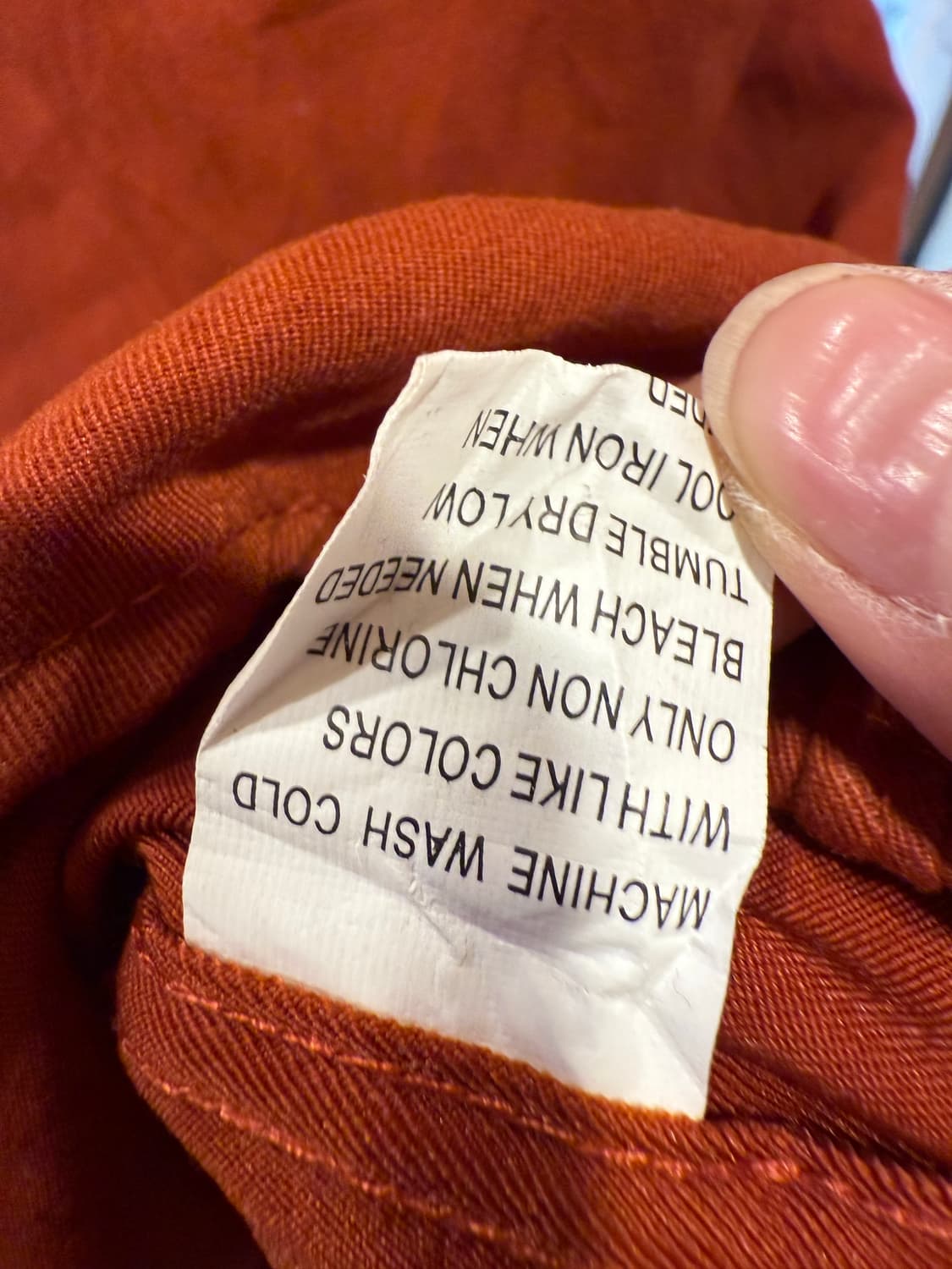 칼하트 오렌지 반팔셔츠 상품이미지3