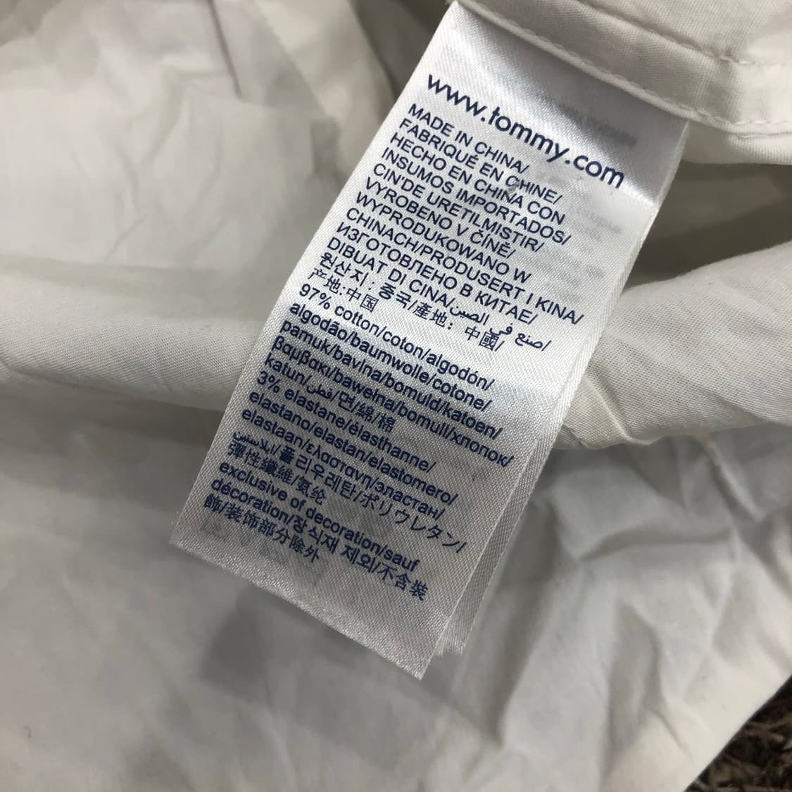 타미힐피거 타미진스 화이트 셔츠 상품이미지5