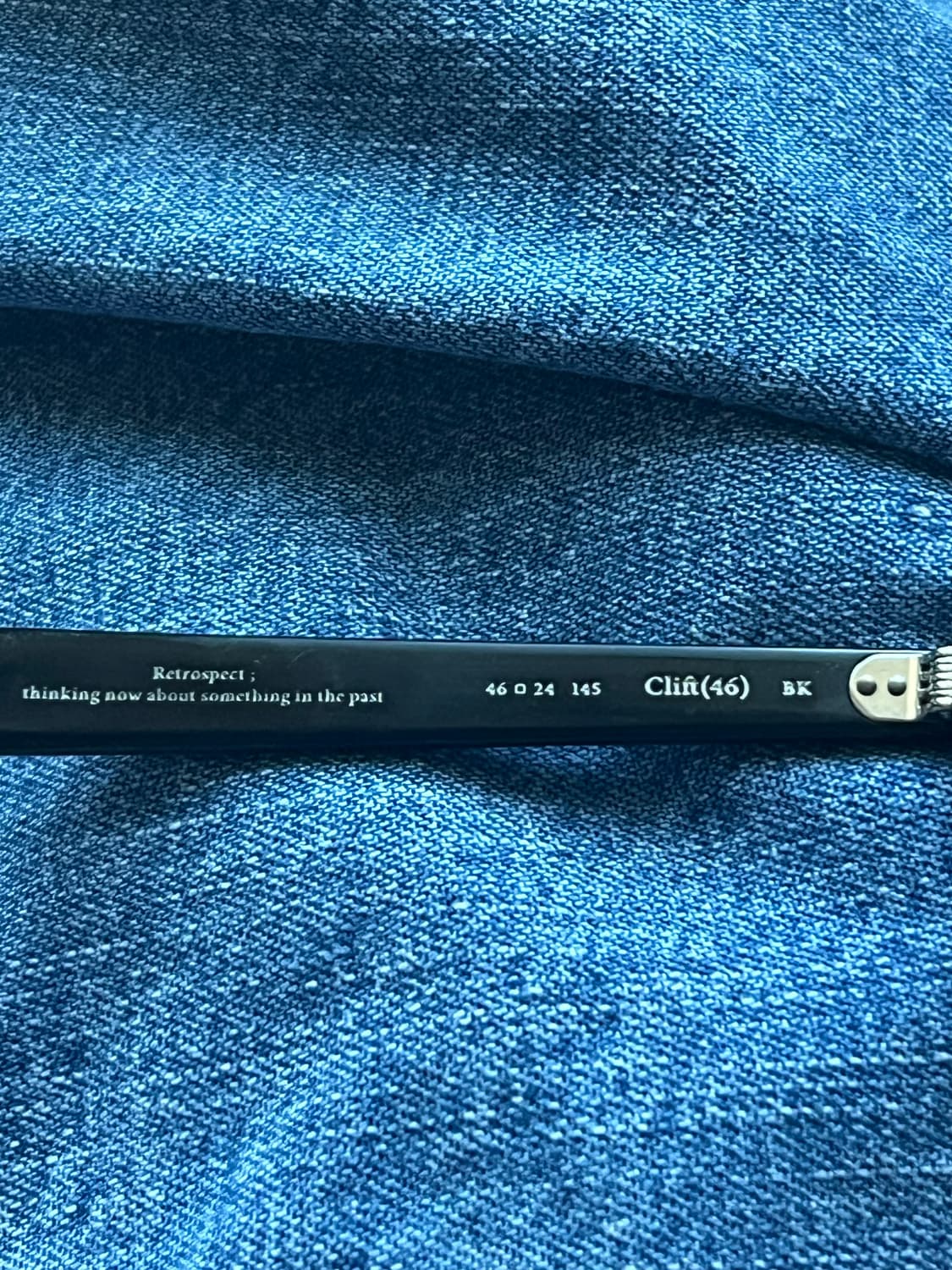 래쉬 Clift46 검정뿔테안경 상품이미지4