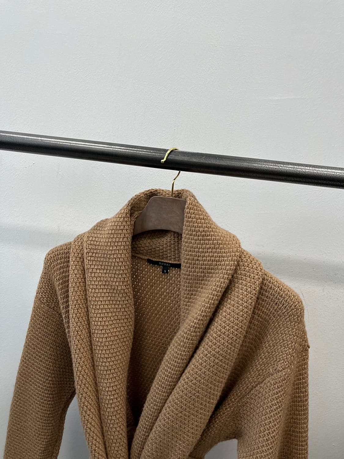 여) 구찌 카멜 와플 벨트가디건  상품이미지4