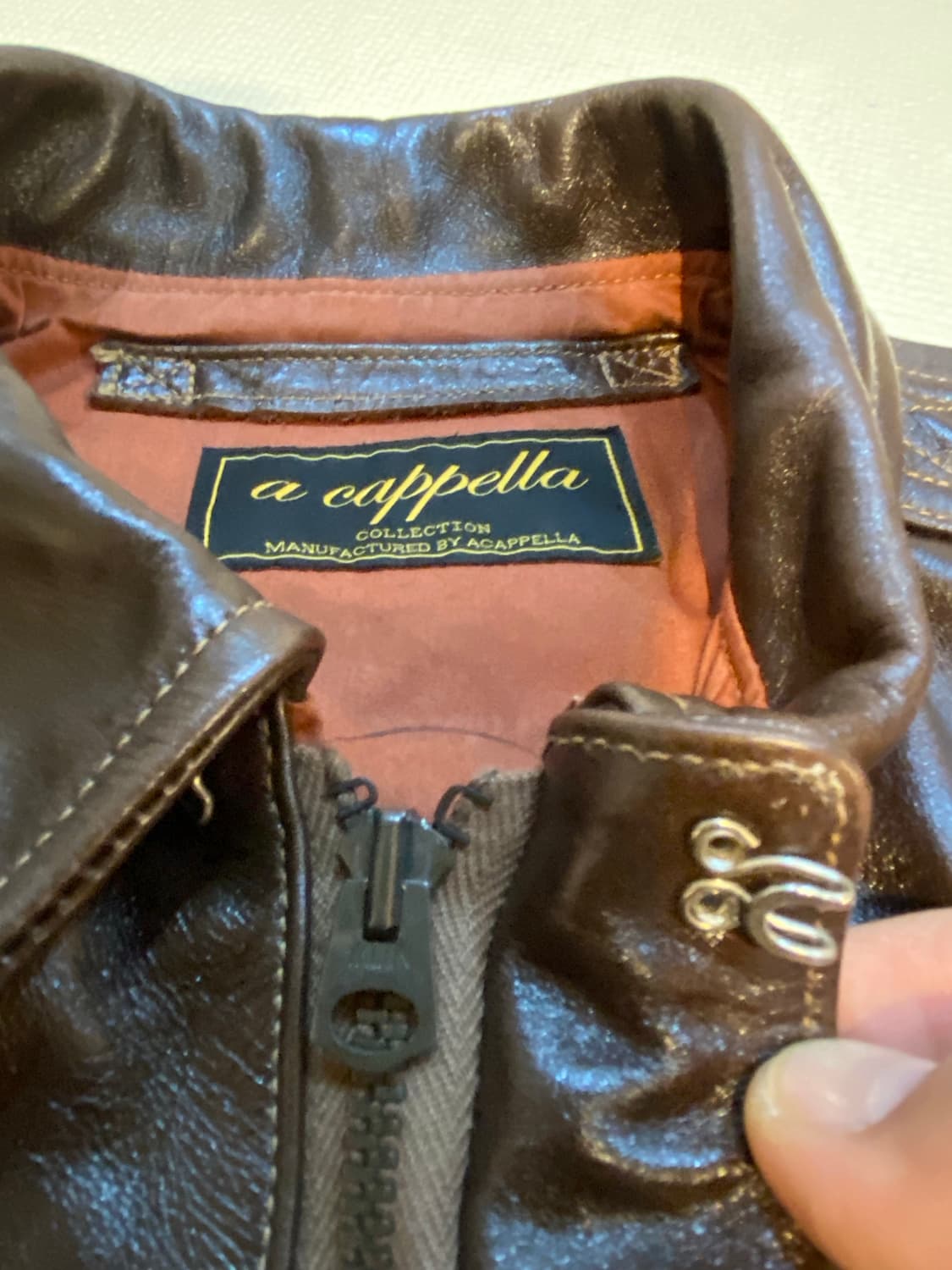 아카펠라클로딩 A-2 46 카우하이드 상품이미지3