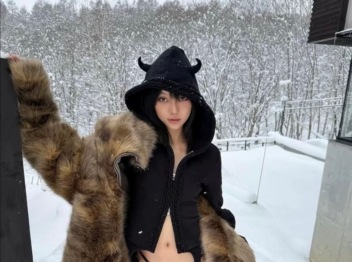 Nodress x Room SERVICE888 데빌후드집업 S 상품이미지4