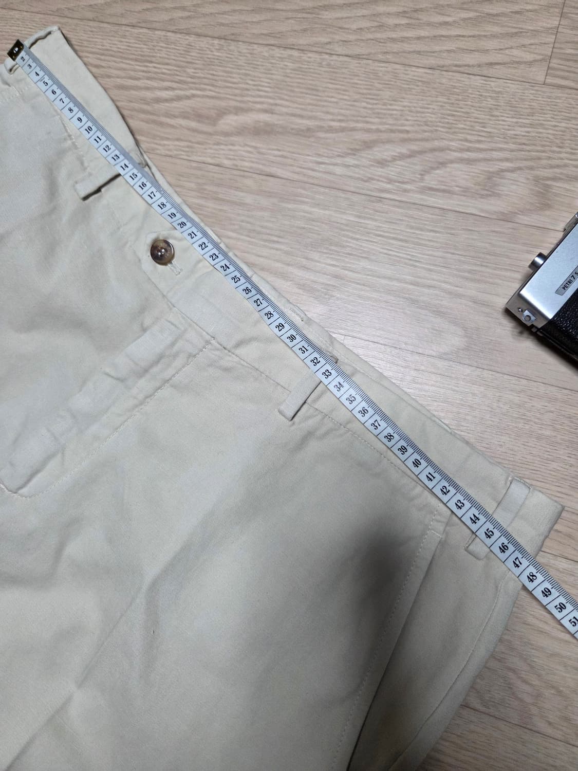LORO PIANA 로로피아나 아이보리 슬랙스 면바지 치노 오피서 상품이미지7
