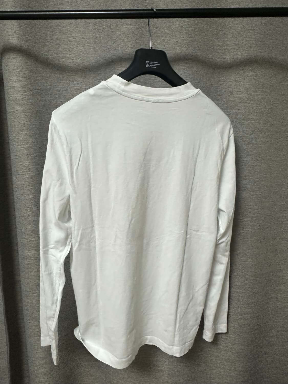 몽클레어 빅로고 롱슬리브 화이트 (M) 상품이미지2