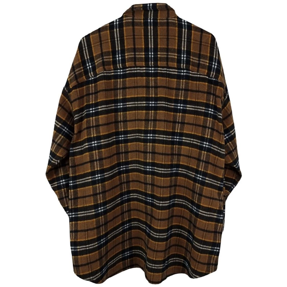 [니코앤드] 오버사이즈 빈티지 플란넬 체크 셔츠 M18310 상품이미지3