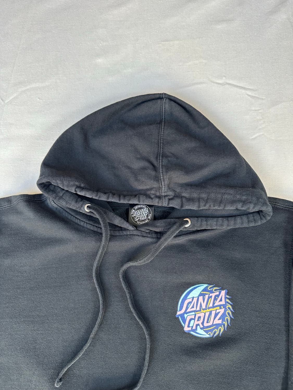 산타크루즈 클래식 닷 로고 후드티 블랙 S (Small) 스케이트보드 풀 상품이미지4
