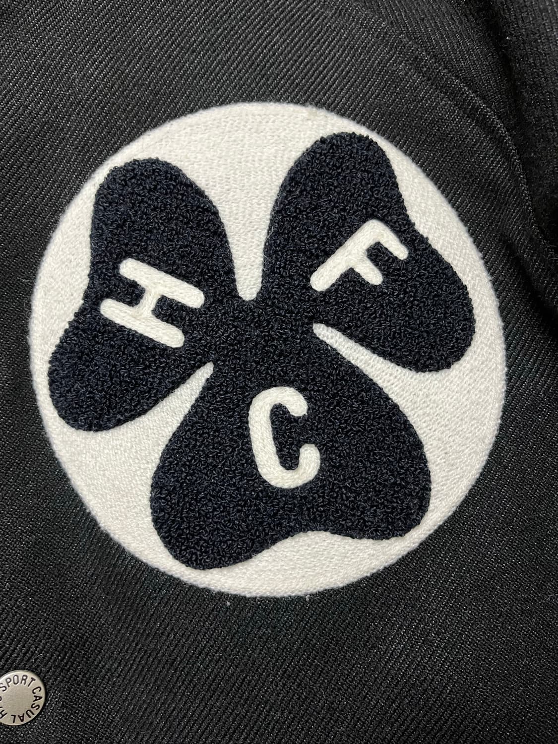 헤리티지플로스 바시티 자켓 블랙 상품이미지6