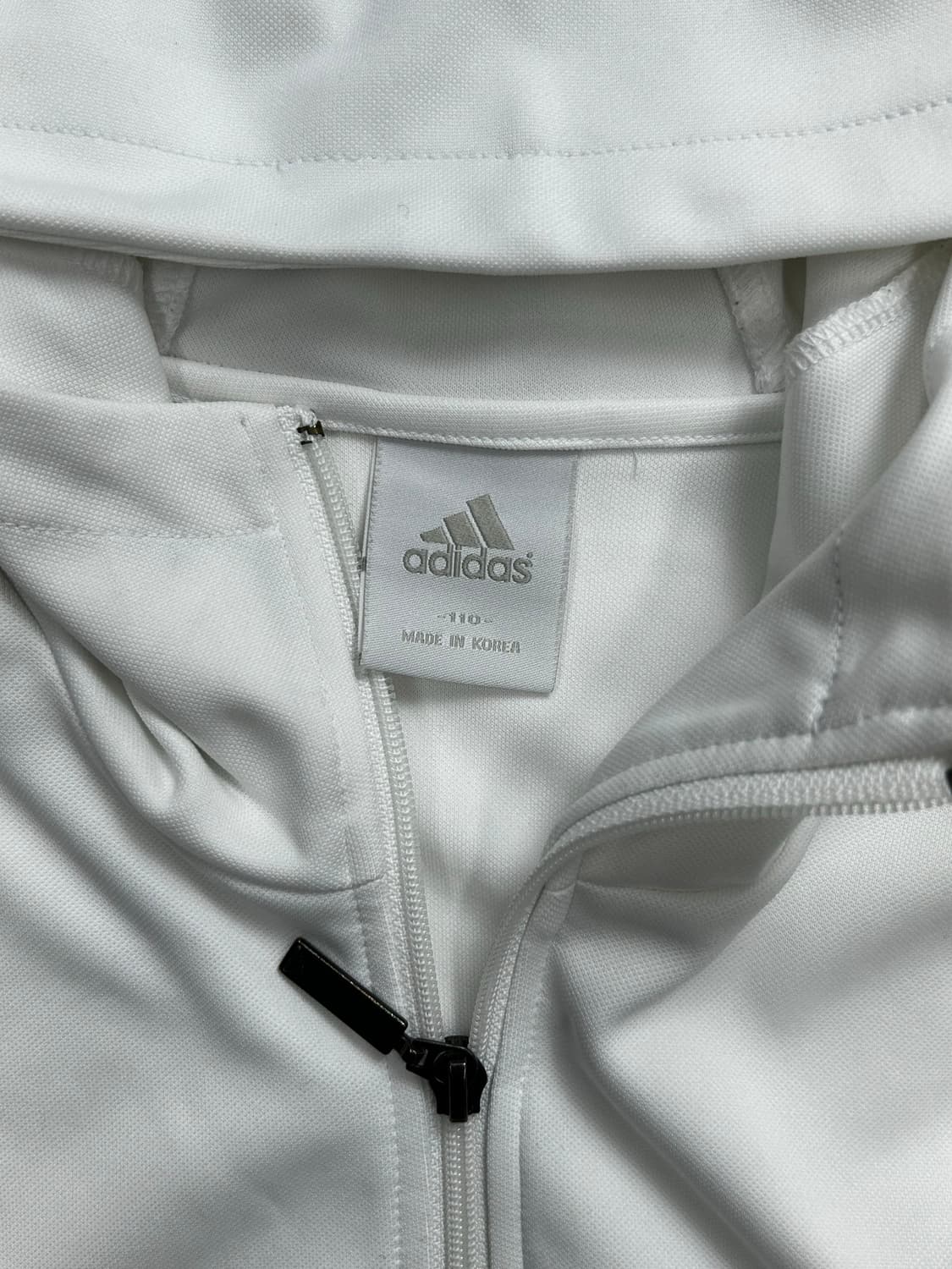 아디다스 풋볼 화이트 후드 트랙탑 져지 110 상품이미지5