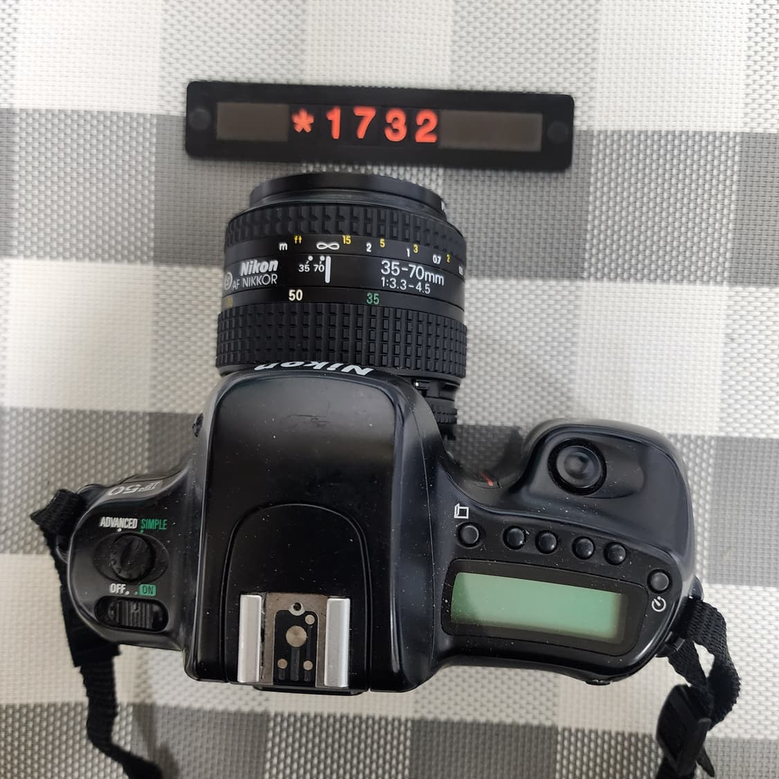 니콘 F 50 필름카메라 35-70미리 줌렌즈 상품이미지3