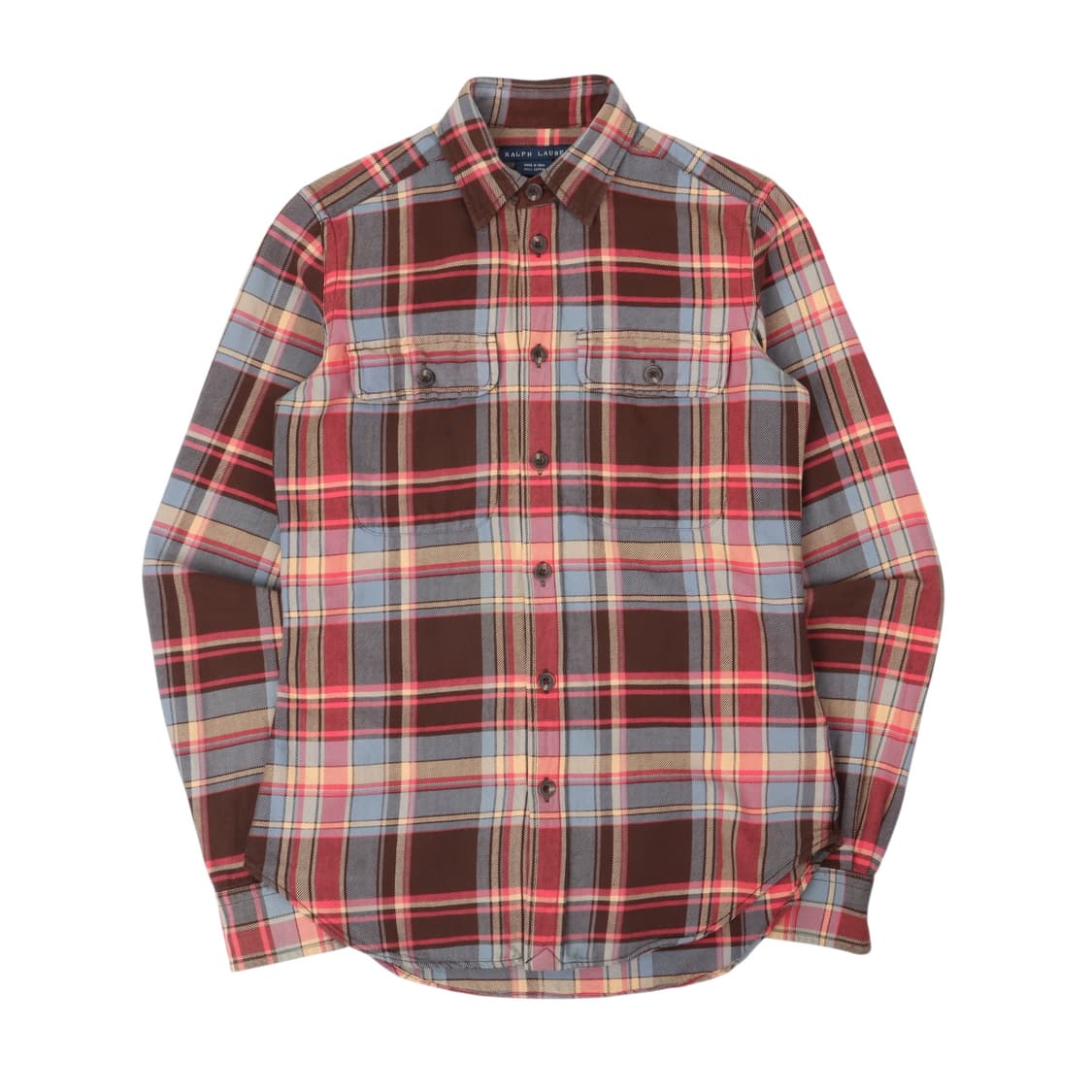 폴로 랄프로렌 체크 플랩포켓 워크 셔츠 상품이미지1