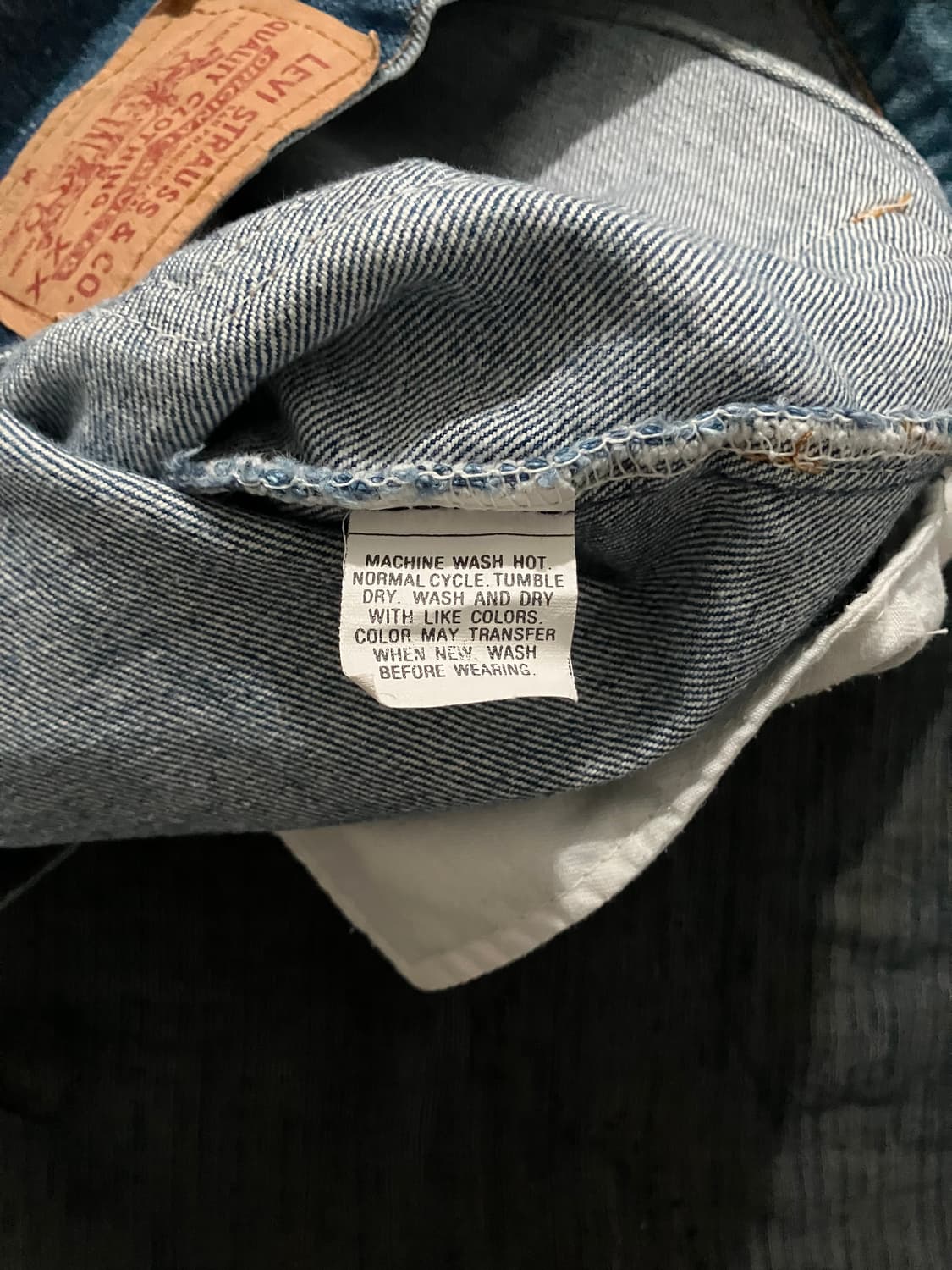 🇺🇸 80s USA 빈티지 리바이스 517 부츠컷 데님 팬츠 상품이미지7