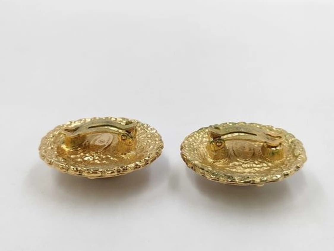 🏷️ [예약] 샤넬 빈티지 CC 펄 골드 이어링 / S급 (희귀 매물) 상품이미지4