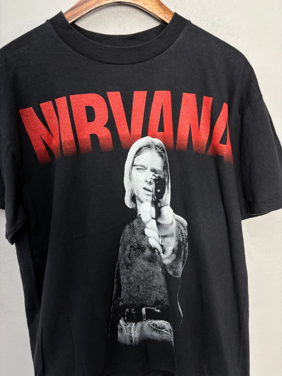 빈티지 너바나 앨범 프로모션 그래픽 반팔 A3716 상품이미지3