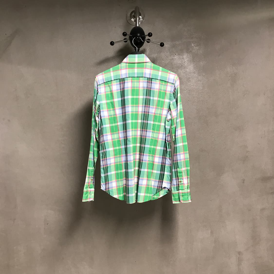폴로 랄프로렌 체크 셔츠 그린 14(W) 상품이미지6