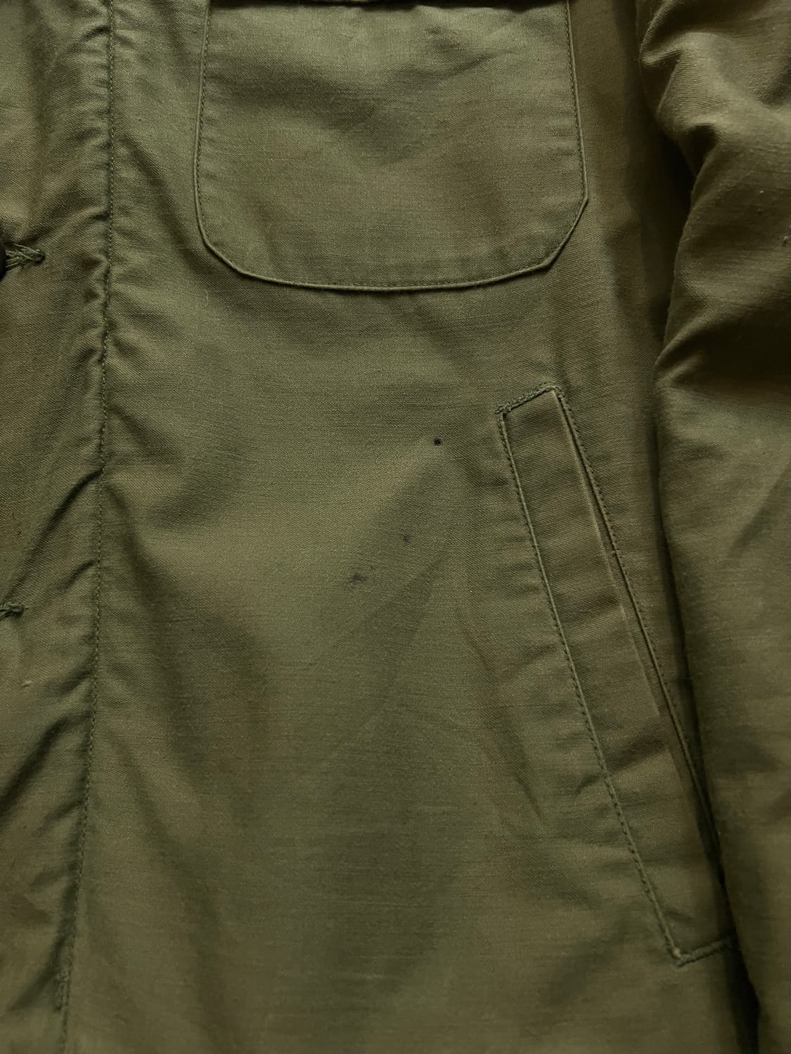 [M]70's 오리지널 U.S NAVY 미 해군 A-2 덱자켓 스텐실 상품이미지4