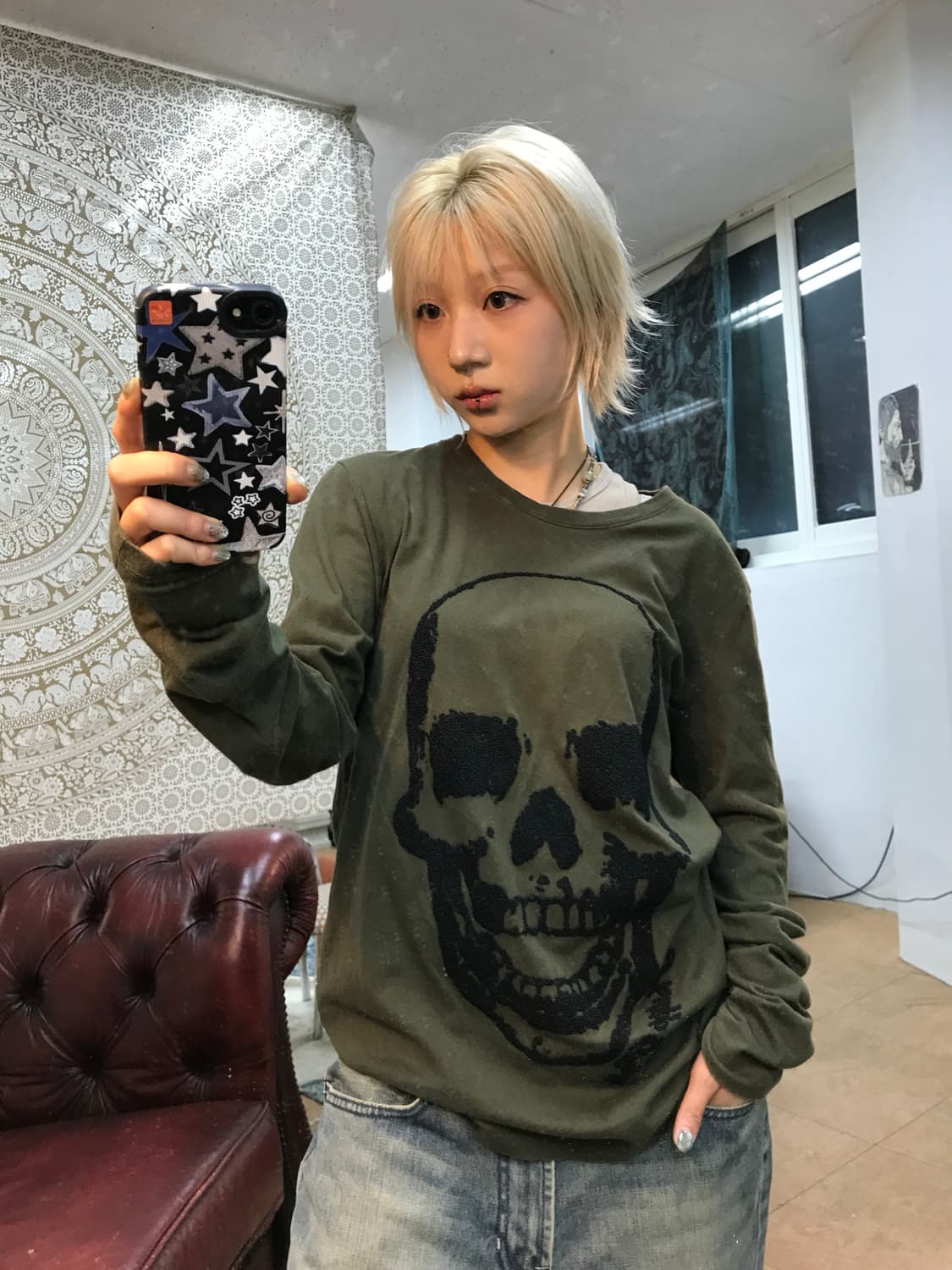 코데즈컴바인 빈티지 롱 슬리브 긴팔 티 상품이미지1