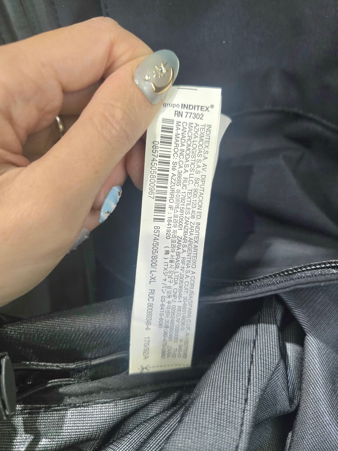 자라 블랙 택티컬 후드 자켓 XL 상품이미지7