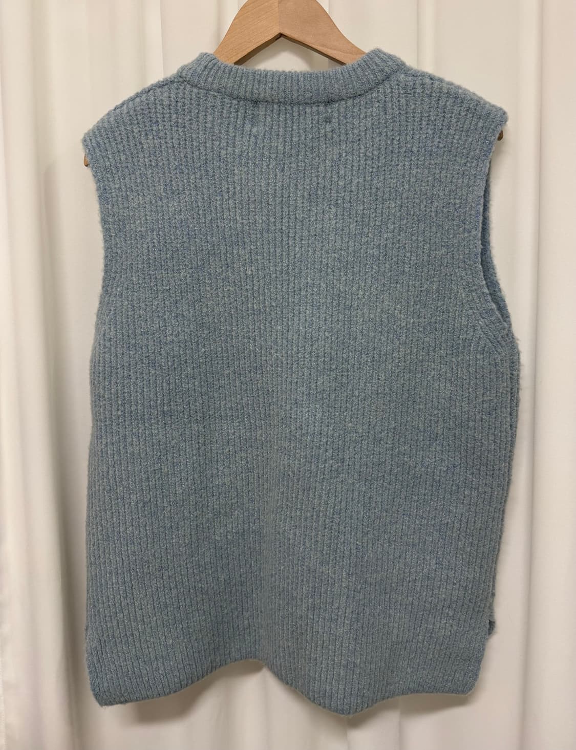 피그먼트 니트 베스트 포켓 조끼 상품이미지8