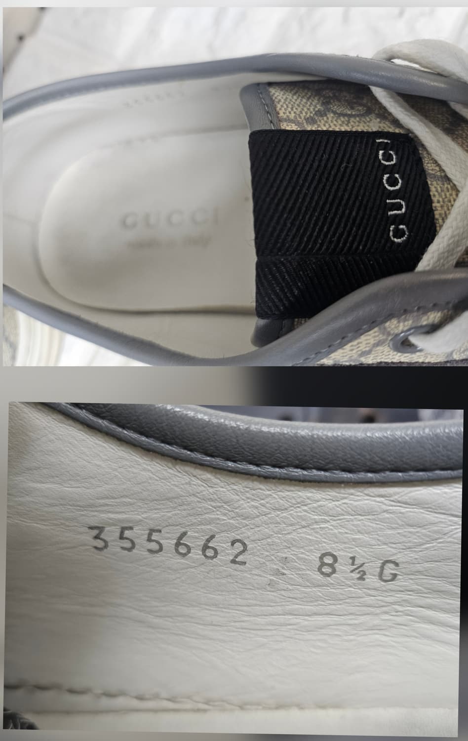 구찌 남성 스니커즈 280 슈프림 GG 컨버스 로우스니커즈 SD89 상품이미지9