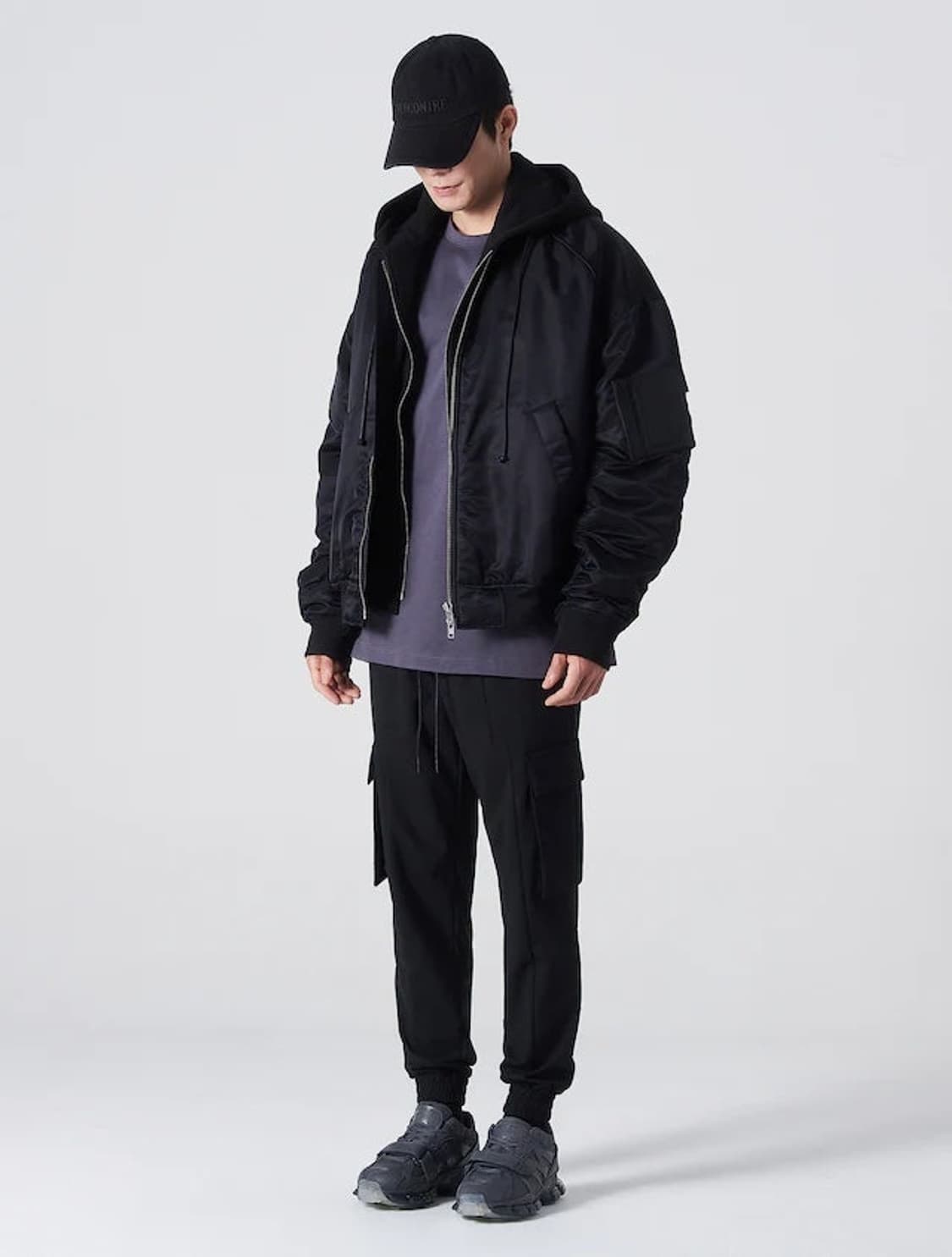 준지 후드 마원 MA-1 블랙 상품이미지9