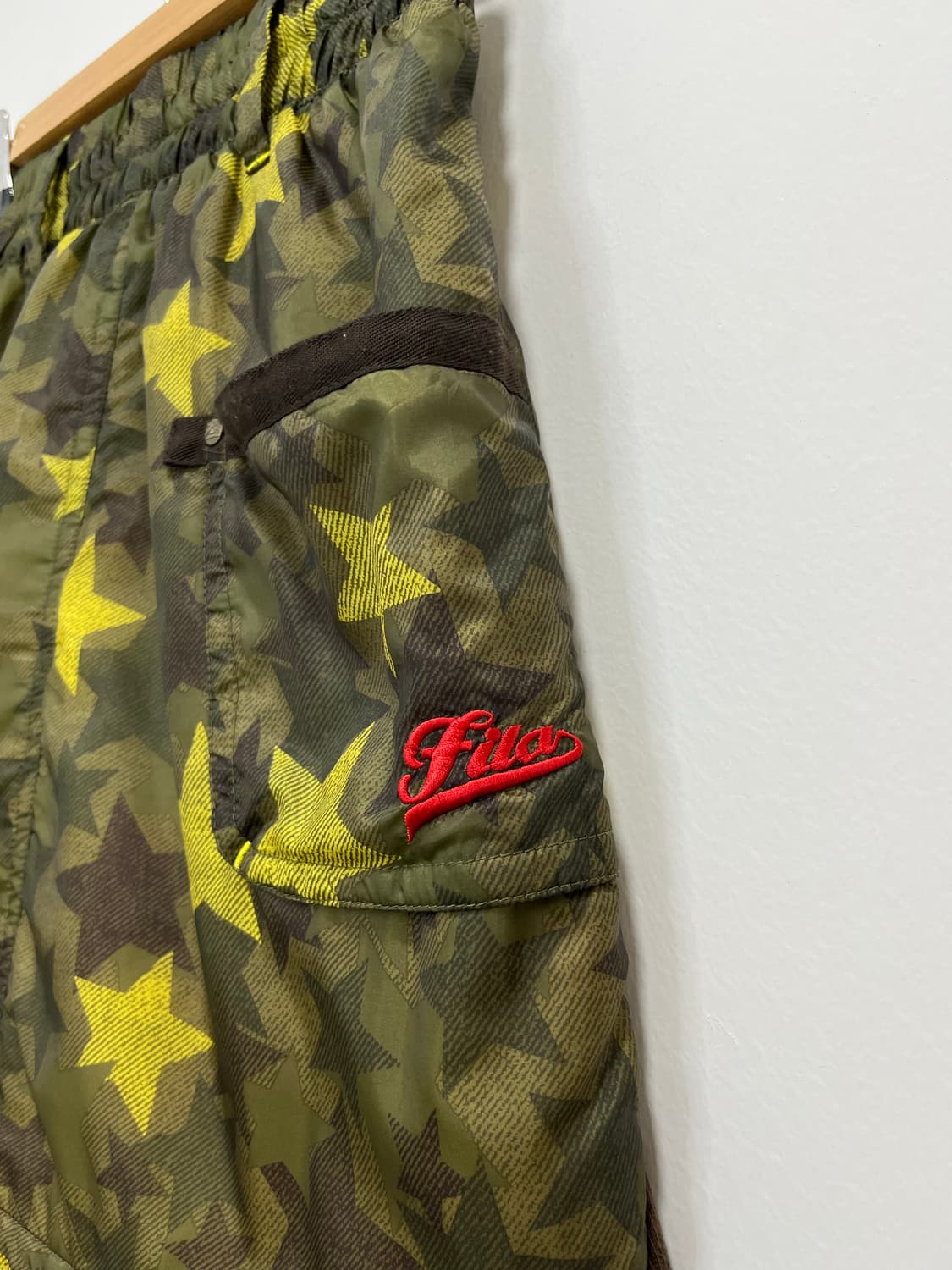 Fila 휠라 y2k 별 밀리터리 카모 패딩 미니 스커트 상품이미지4