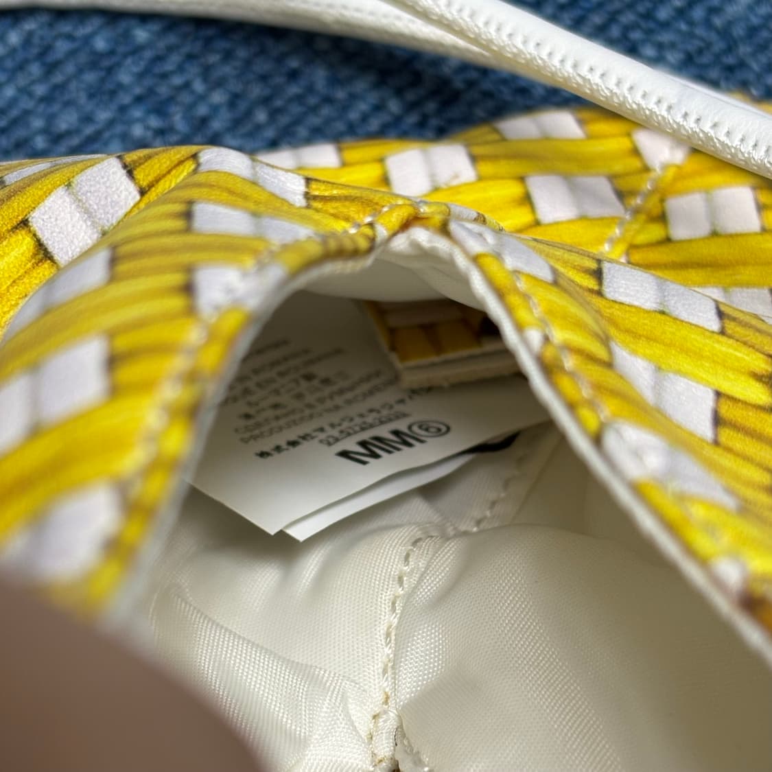 MM6 메종 마르지엘라 재패니즈 미니백 옐로우 상품이미지5