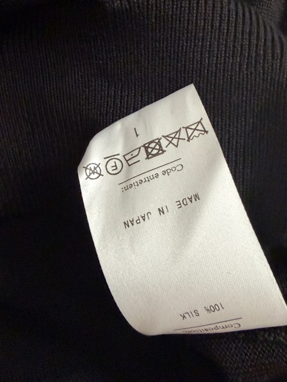 (1)HERILL SILK POLO 반팔티 블랙 상품이미지9