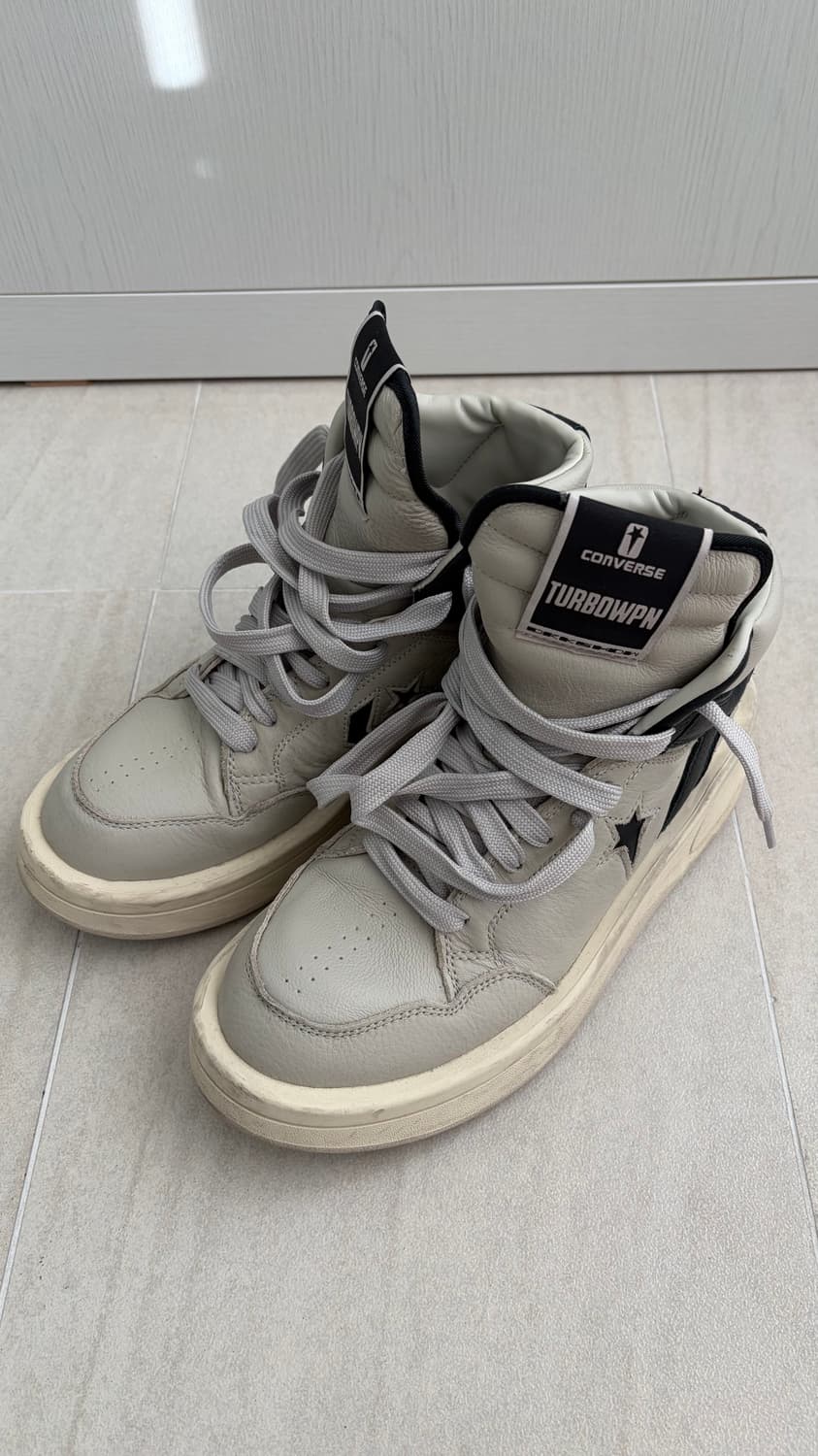 릭오웬스 다크쉐도우x컨버스 터보웨폰 펠리칸 260 상품이미지1