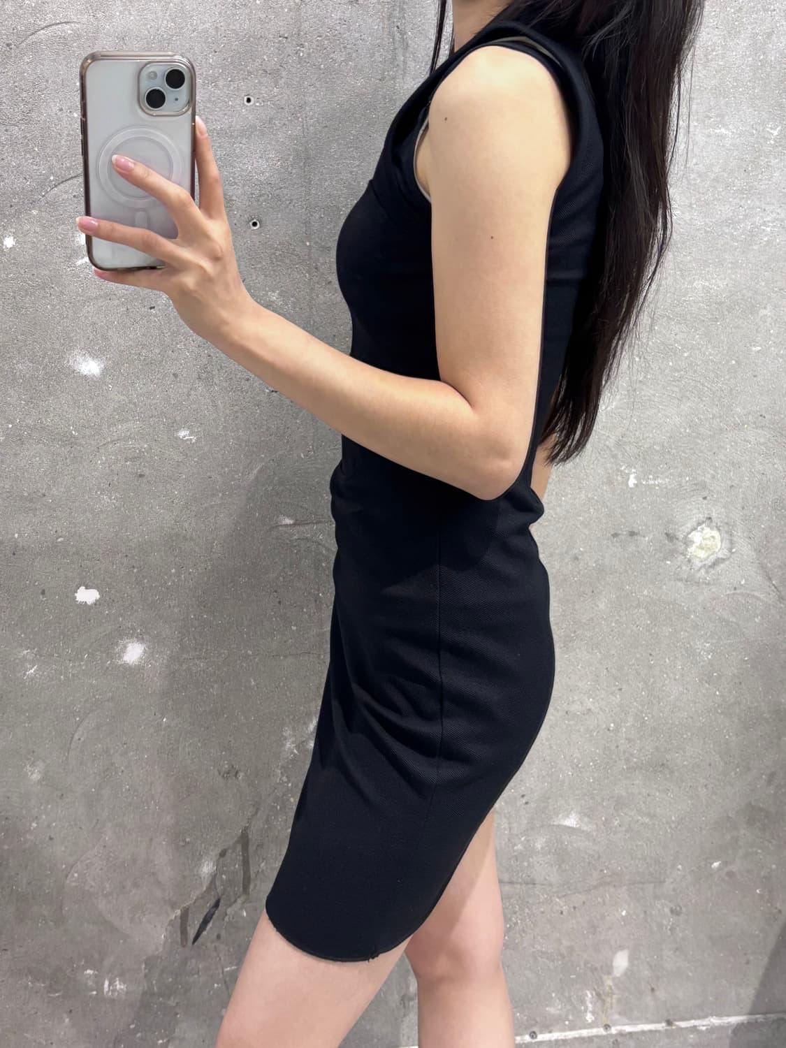 Alexander Wang 알렉산더왕 블랙 슬리브리스 원피스 상품이미지2