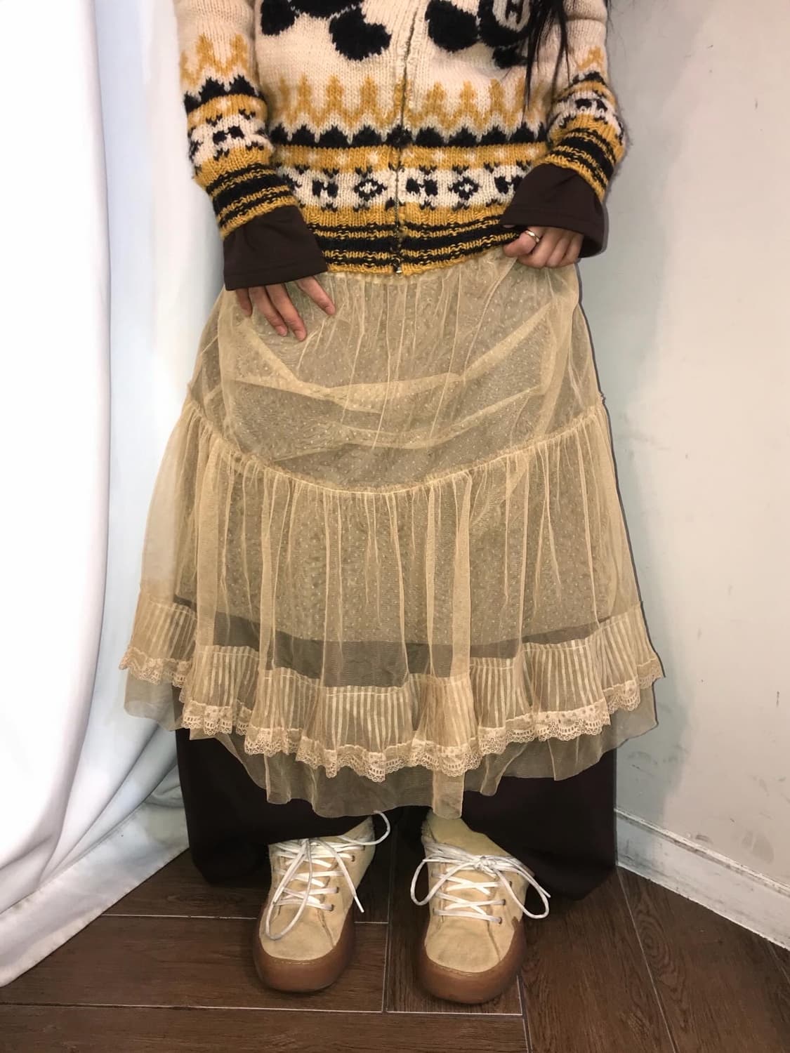 Hysteric Glamour Fxxk Bear Cowichan 상품이미지4