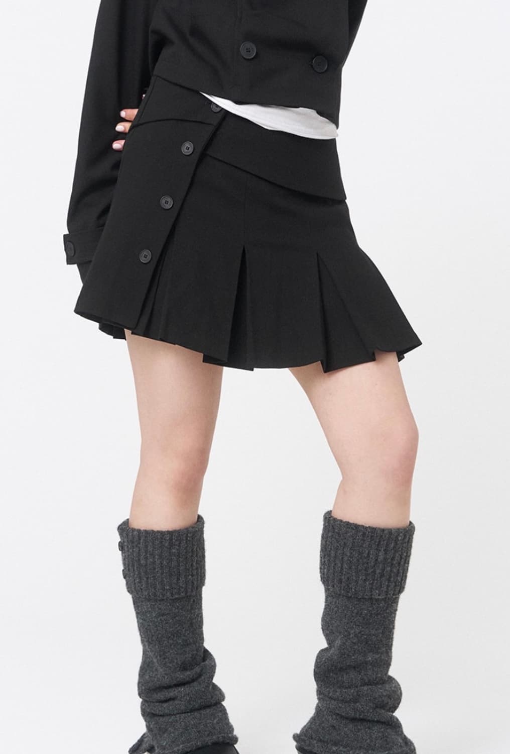 미세키서울 랩 미니스커트 상품이미지2