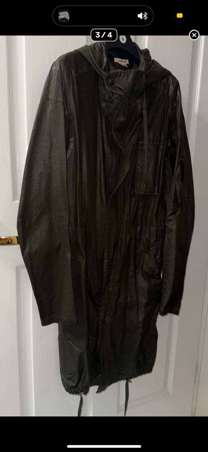 헬무트랭 카키 코팅 롱자켓XS 상품이미지3