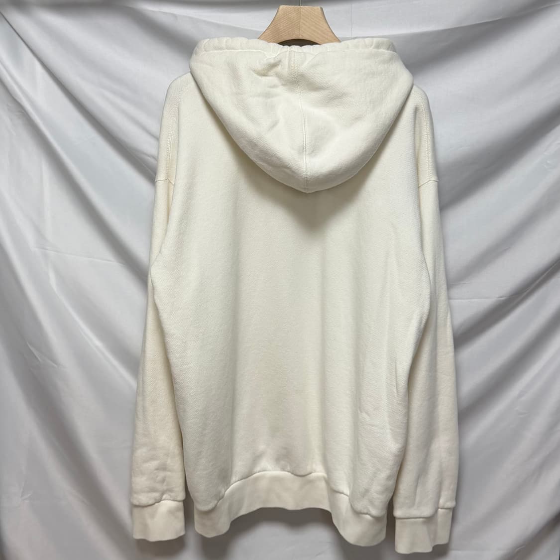 [S+급/XL] 구찌 GG삼선웹 타이거 프린팅 후드티 아이보리 상품이미지4