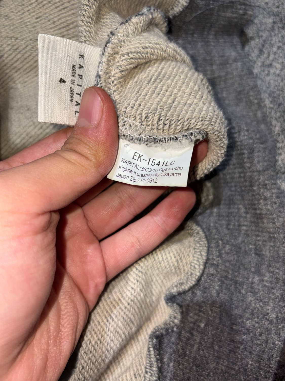 캐피탈 본 맨투맨 4size 상품이미지5