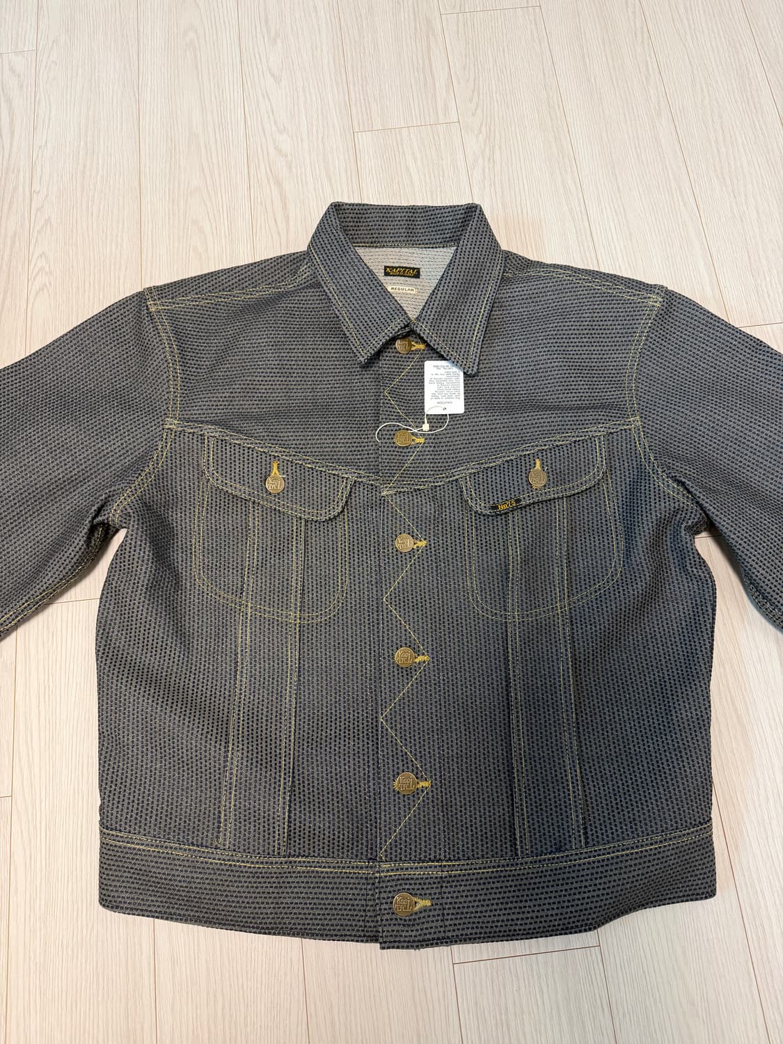 캐피탈 NO7 센츄리 데님 웨스터너 자켓 레귤러 44 상품이미지1