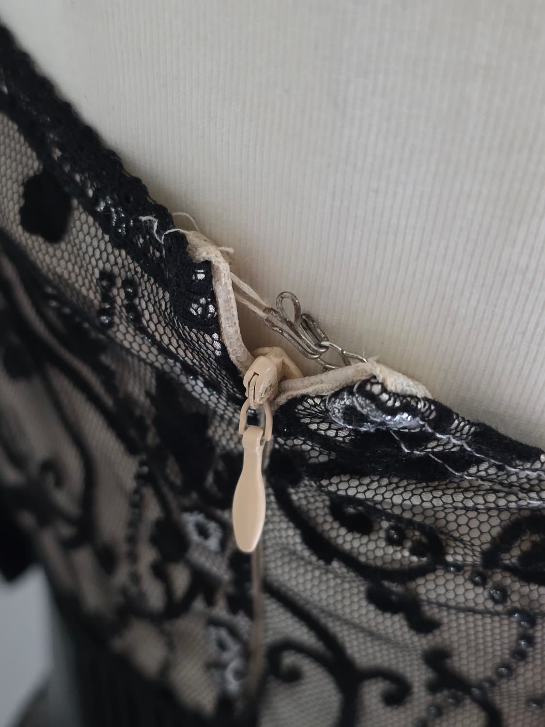 일본빈티지)로맨틱 고딕로리타 블랙레이스공겜여주 캉캉파티댄스갸루칵테일드레스 상품이미지6