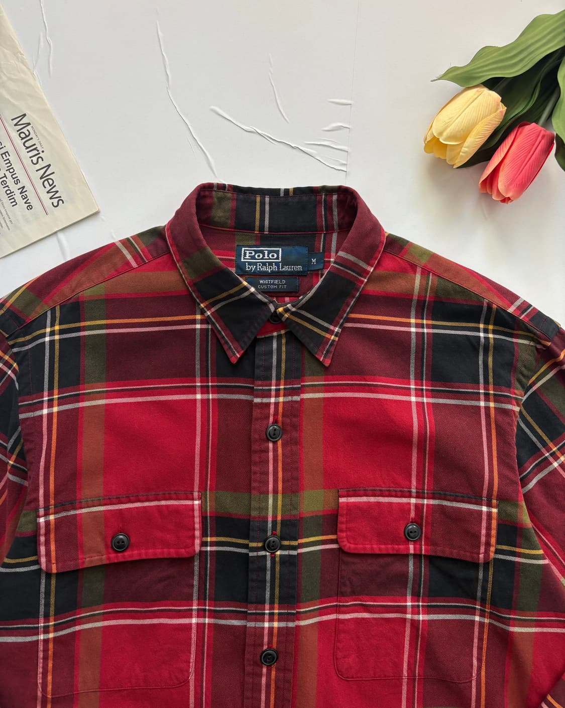 Polo 폴로랄프로렌 엘보 패치 웨스턴 셔츠 상품이미지3