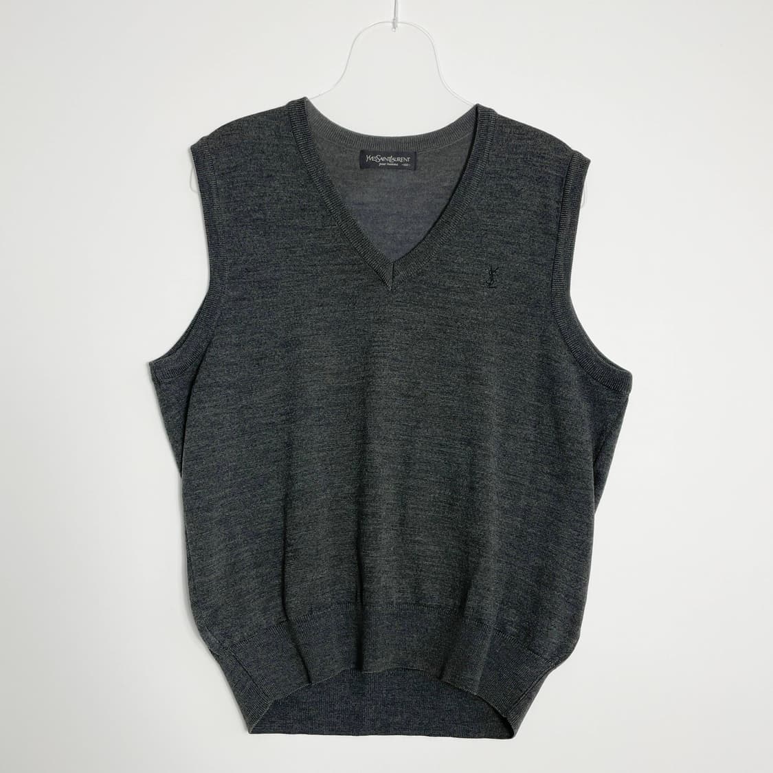 C1 YSL 입생로랑 브이넥 니트 베스트 100사이즈 상품이미지1