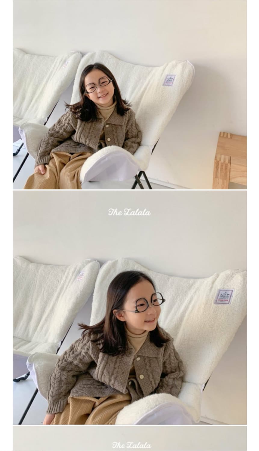 더라라라 키즈 캐시미어 니트 다운 패딩 상품이미지2